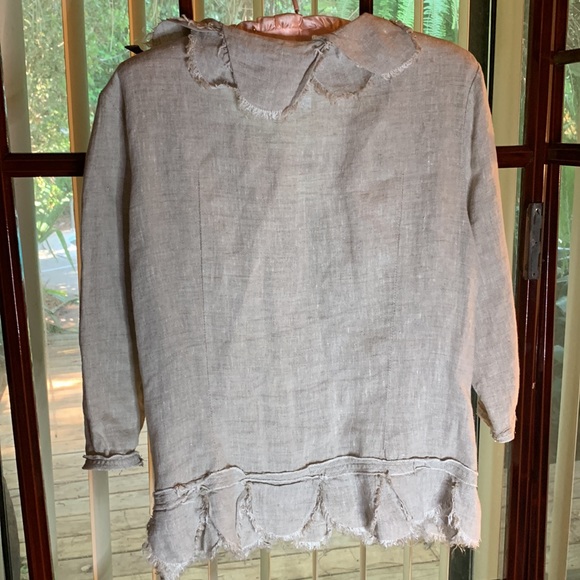 100%Linen RADISH Jacket - Picture 5 of 8